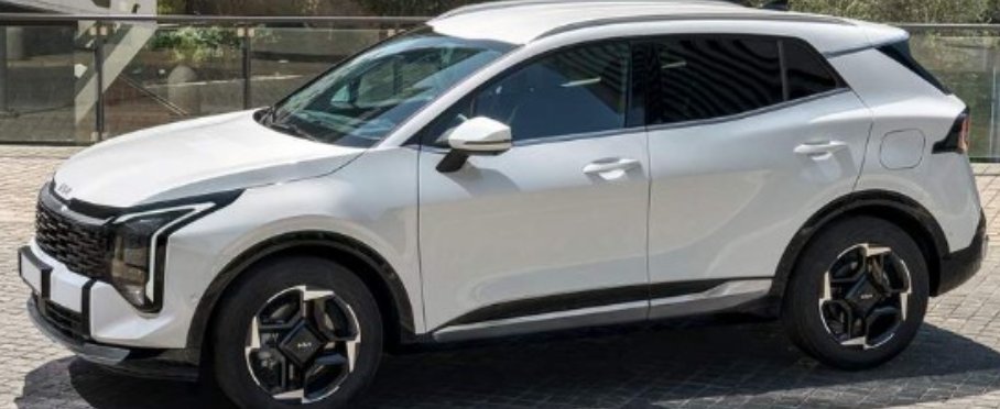 Kia Sportage 1.6 CRDi Mild Hybrid bianca a noleggio lungo termine